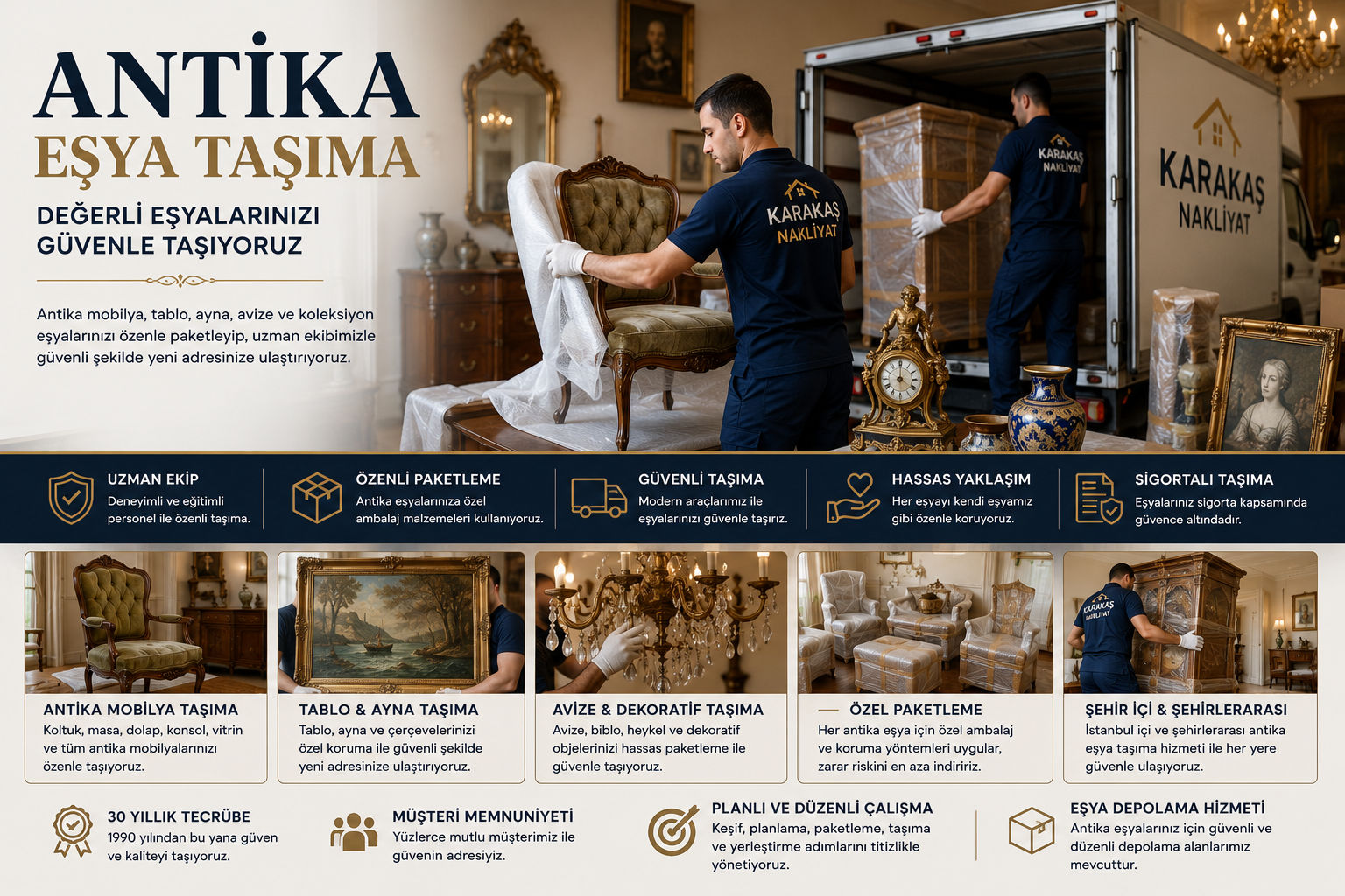sayfa antika eşya taşıma